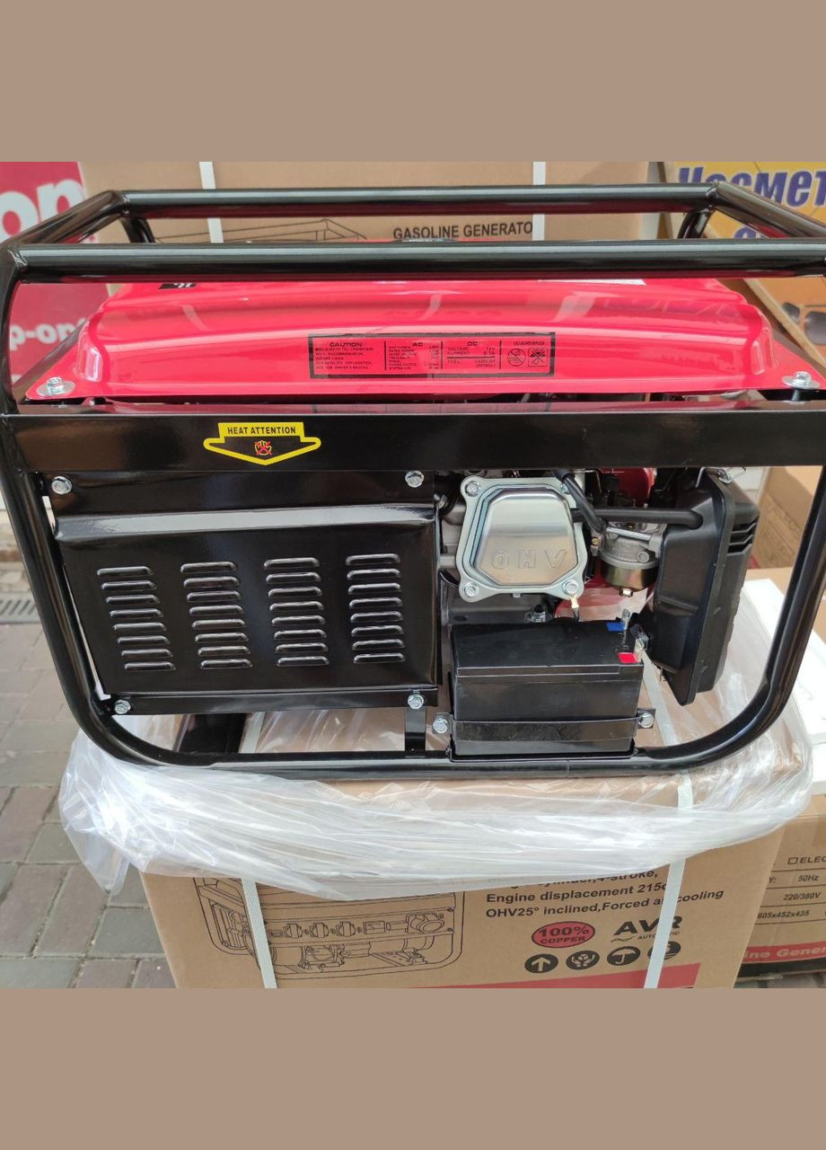 Бензиновый генератор Gasoline Generator 4-х тактный электростартер 1 фаза 3.3кВт (1901941275) No Brand (326811494)