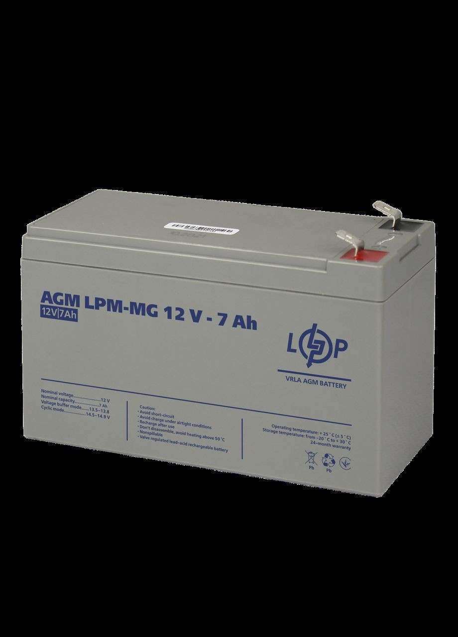 Акумулятор мультигелевий LPMMG 12V - 7 Ah LogicPower (279555063)