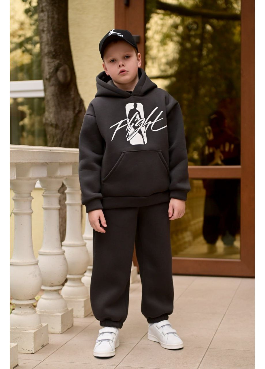 Дитячий зимовий костюм ОВЕРСАЙЗ, теплий турецький тринитка-піньє – ЗАМІРИ В ОПИСІ GD/GL Модний простір (371246807)