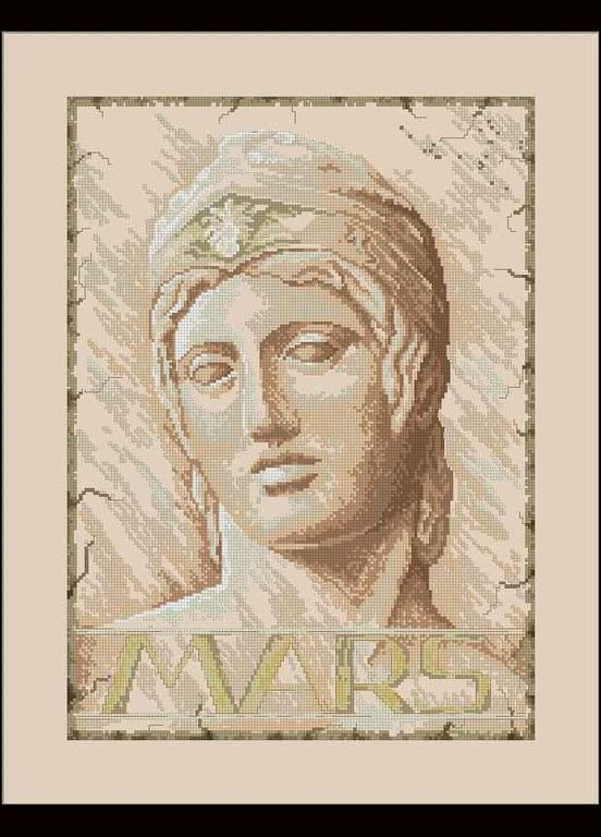 Набір для вишивання хрестиком. Розмір: 33*42 см Марс Лоскуток (315357049)