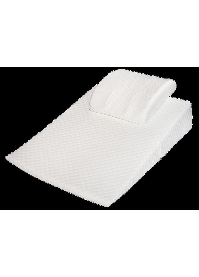 Ортопедическая подушка для сна на спине с эффектом памяти 37x37 см Olvi (372889933)