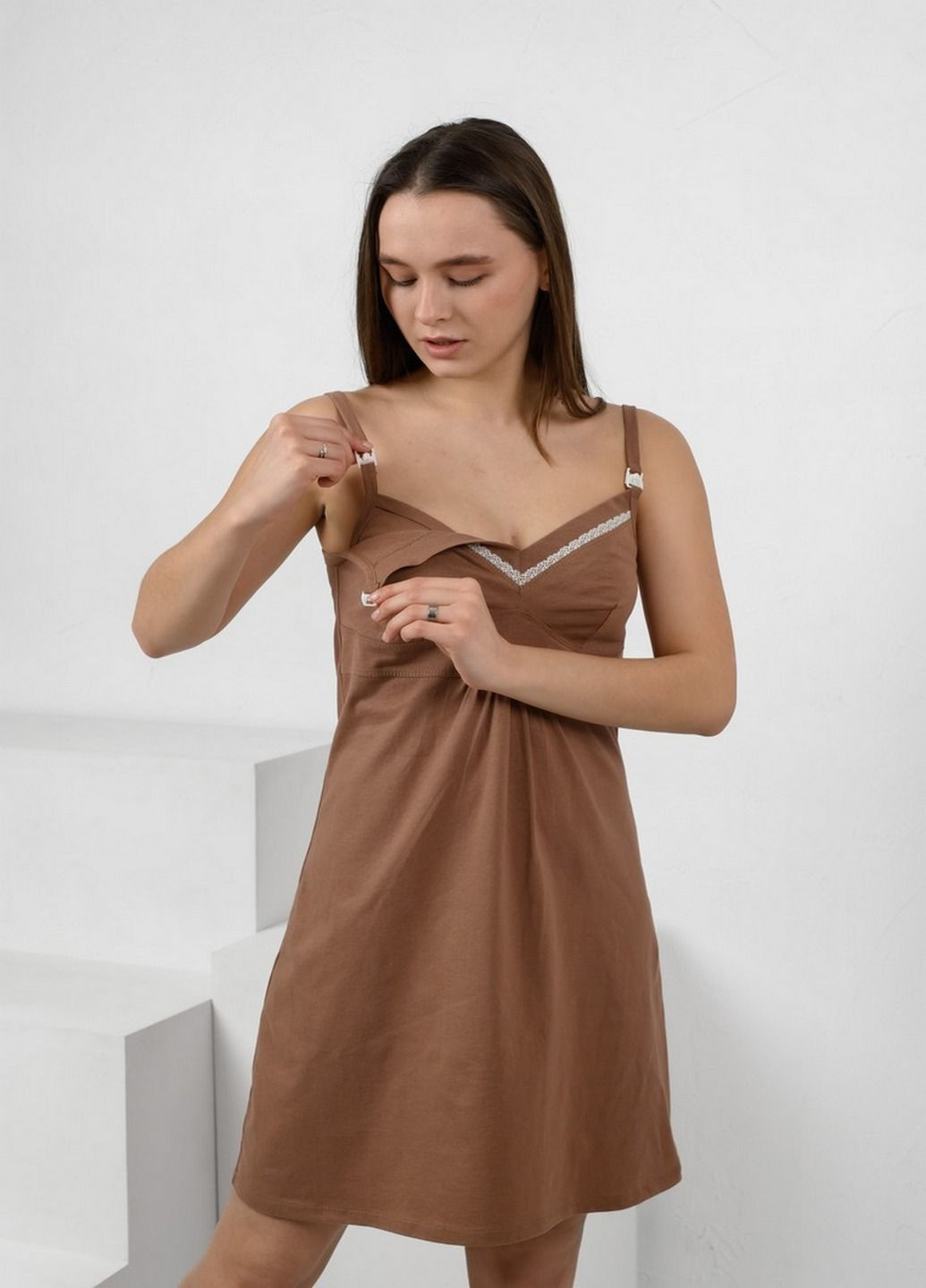 Жіноча нічна сорочка для годування N.EL. (325821390)