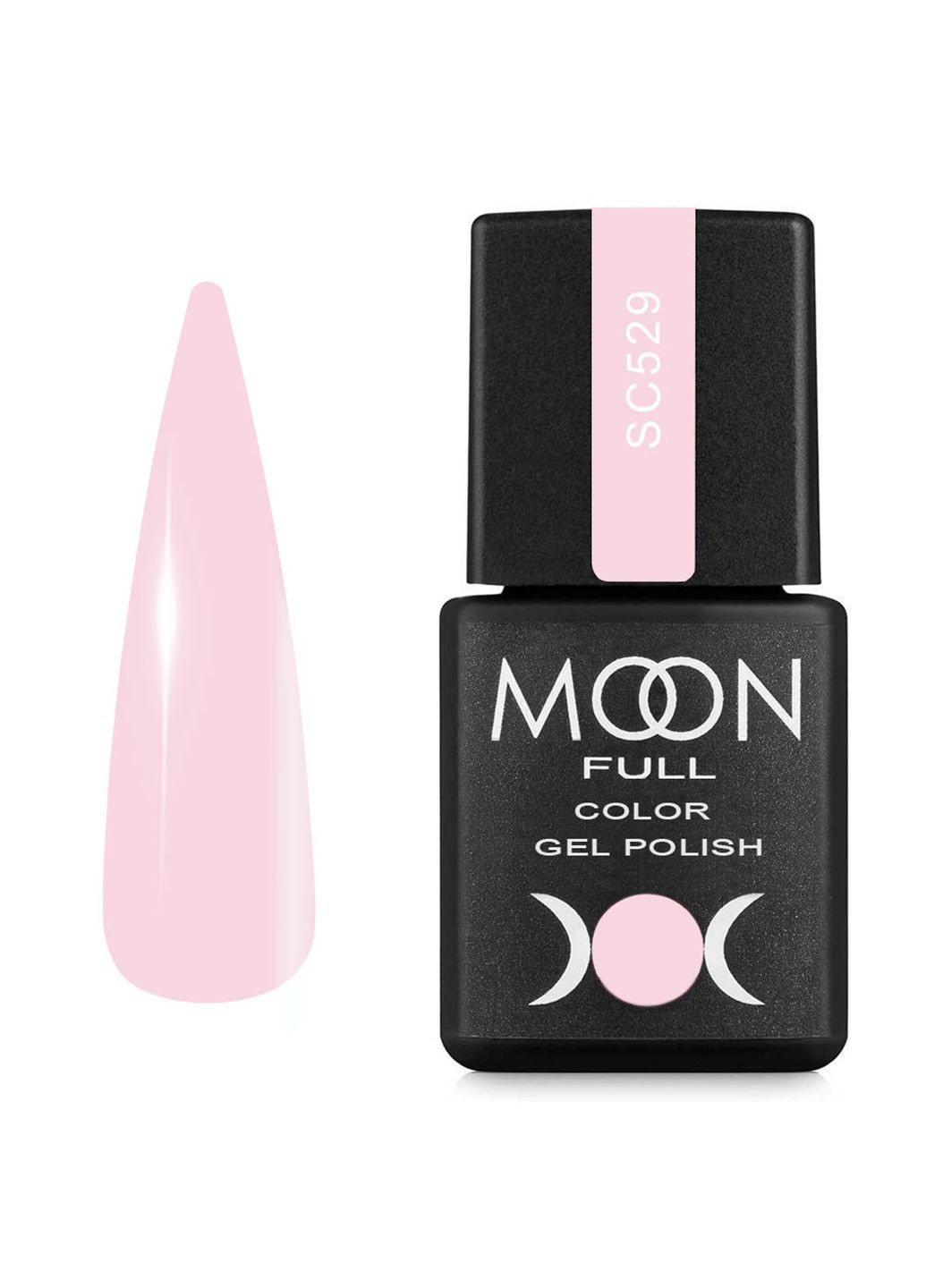 Гель-лак FULL color Gel polish № SC 529 блідо-рожевий, 8 мл Moon (295287758)
