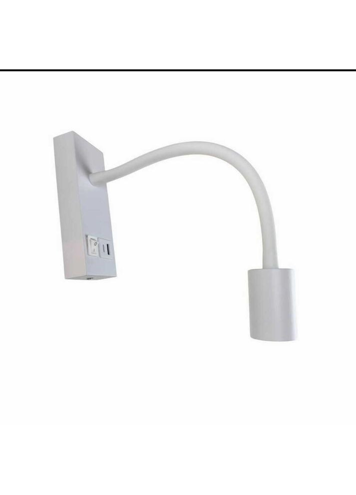 Світильник настінний SNAKE USB+Type-C 5W 4200K 250Lm IP20 білий Violux (365652410)