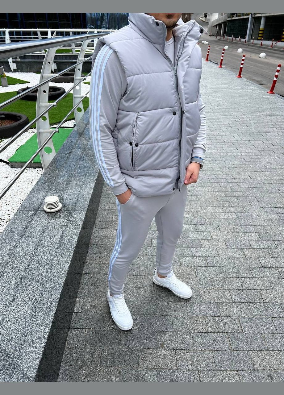 Чоловічий костюм трійка ( костюм + жилетка ) No Brand (302659969)