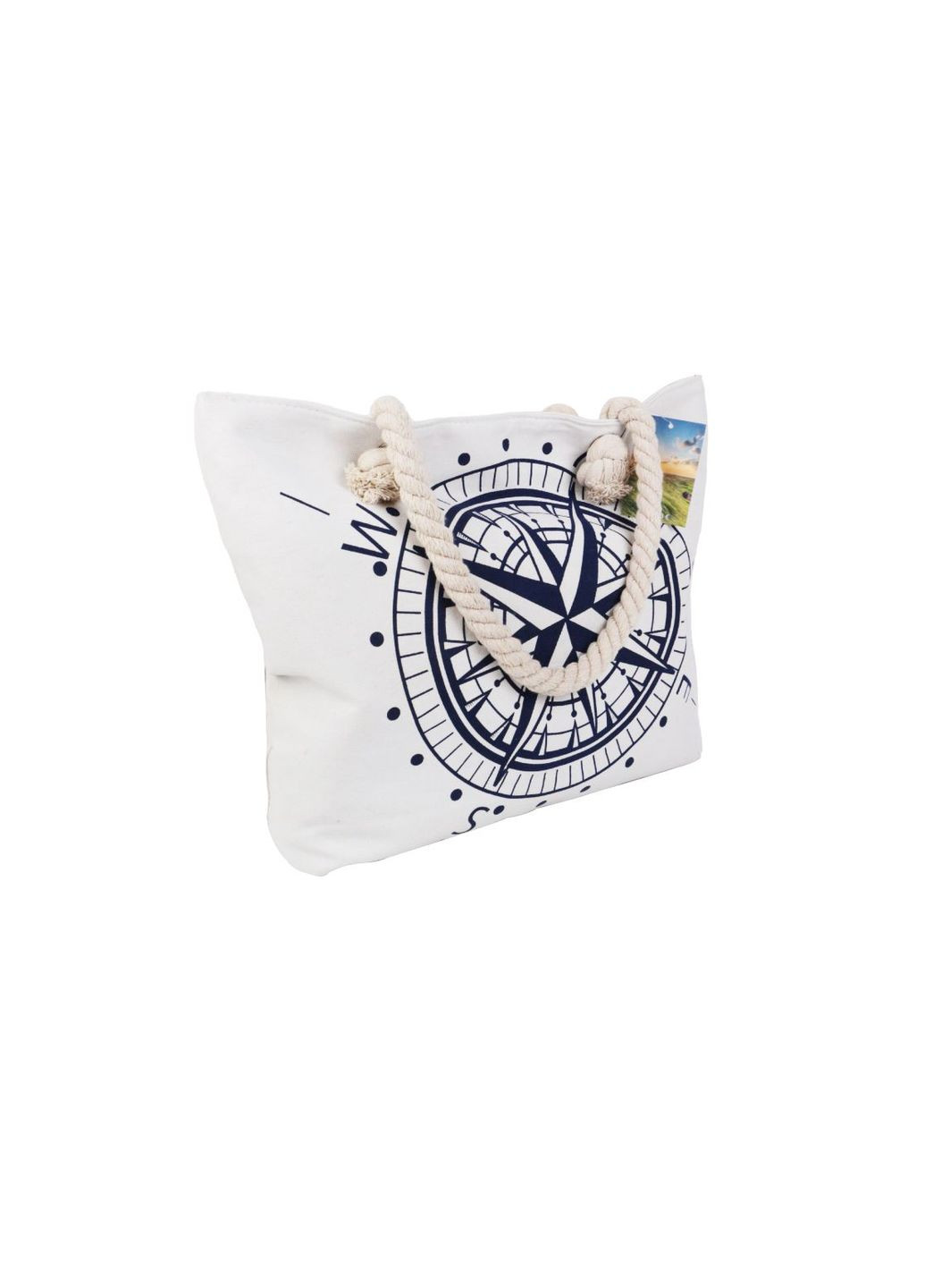 Тканевая пляжная сумка в морском стиле Компас комбинированный Lidl (290706297)