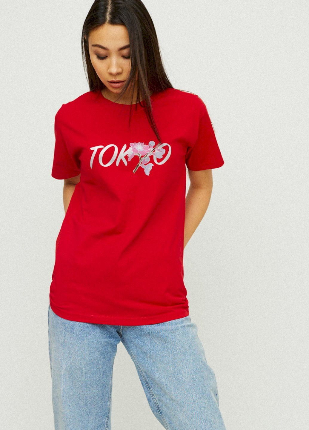 Футболка Boyfriend / дихаючий принт / YAPPI - (325221989)