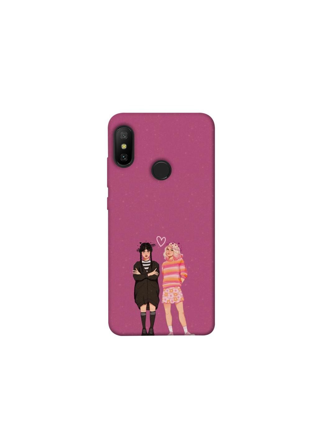 Чехол на Xiaomi Mi A2 Lite / Xiaomi Redmi 6 Pro Raven & Rainbow Wednesday Frontalka (354349288)