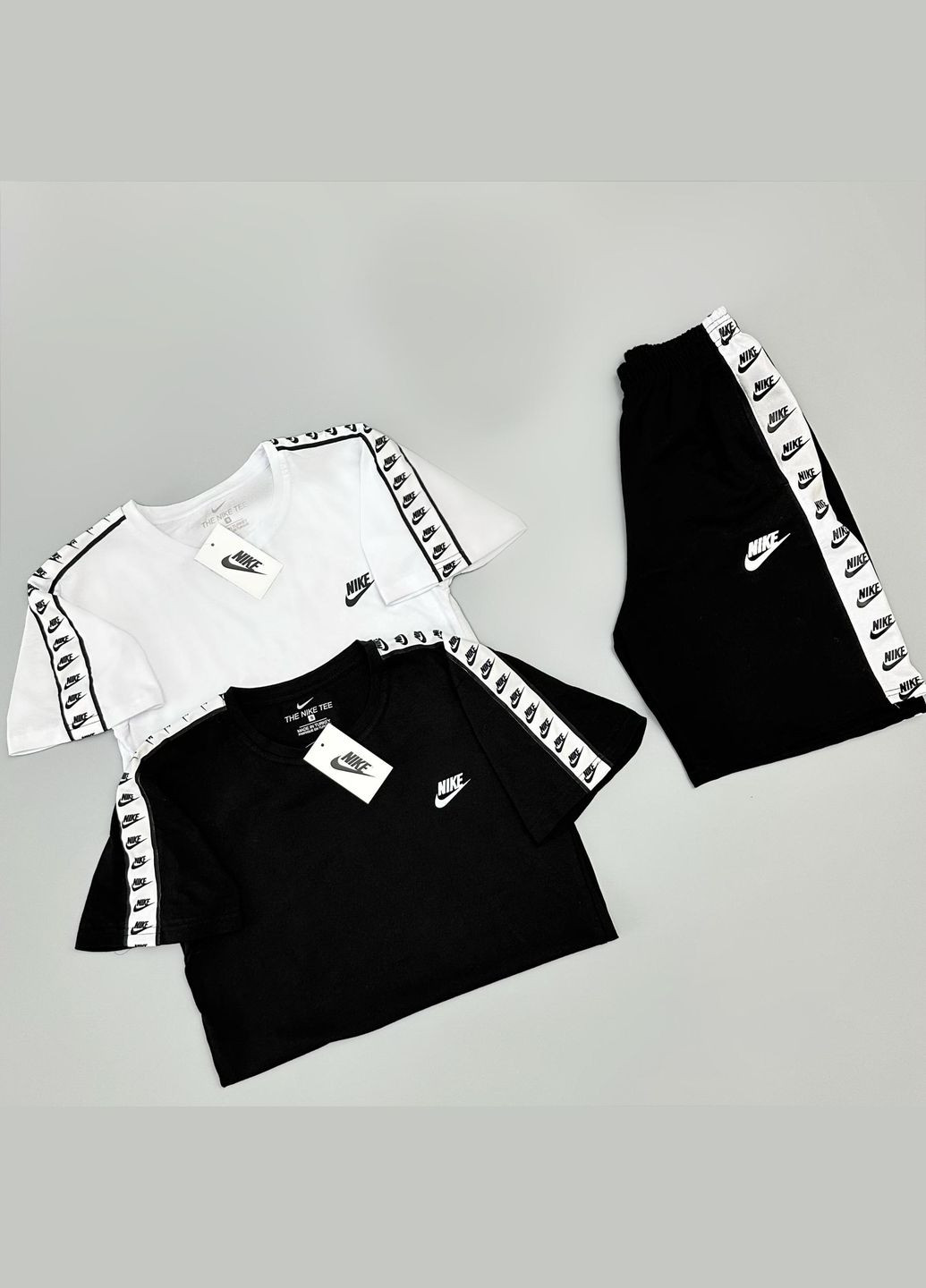 Мужской летний костюм Nike черно-белый Freedom (335014731)