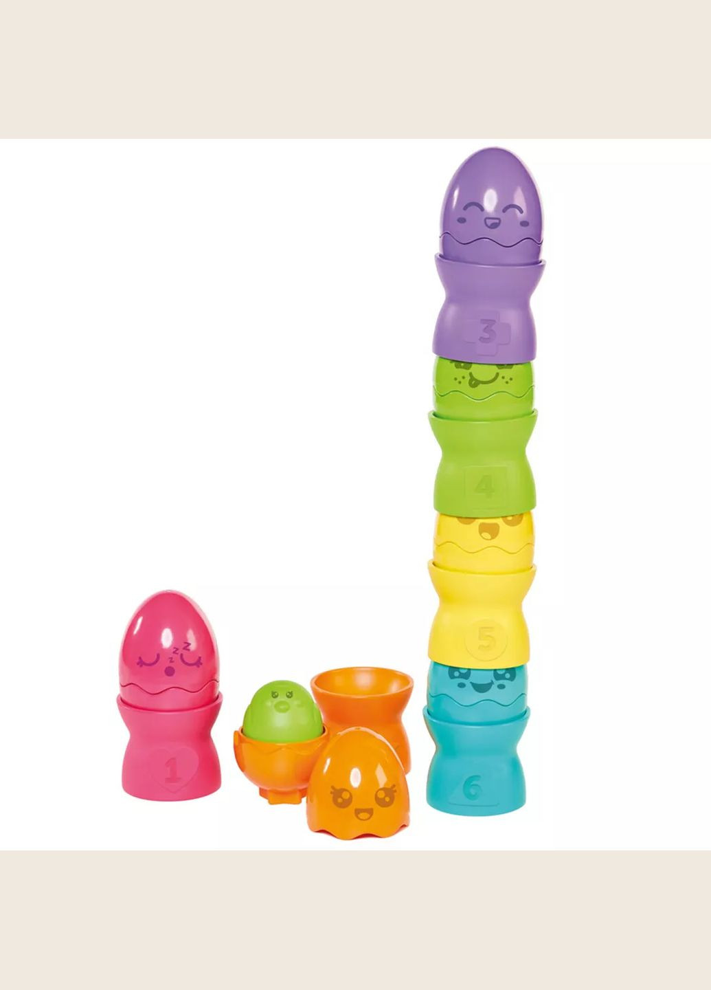 Пирамидка Яйца-пищалки (124639) Tomy (342716006)