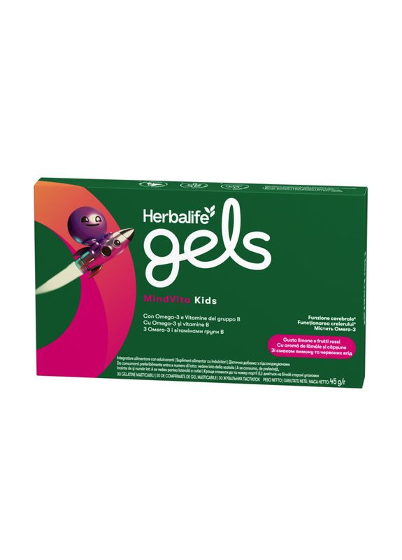Дитячі вітаміни для розвитку мозку MindVita Kids Гербалайф Herbalife (328601008)
