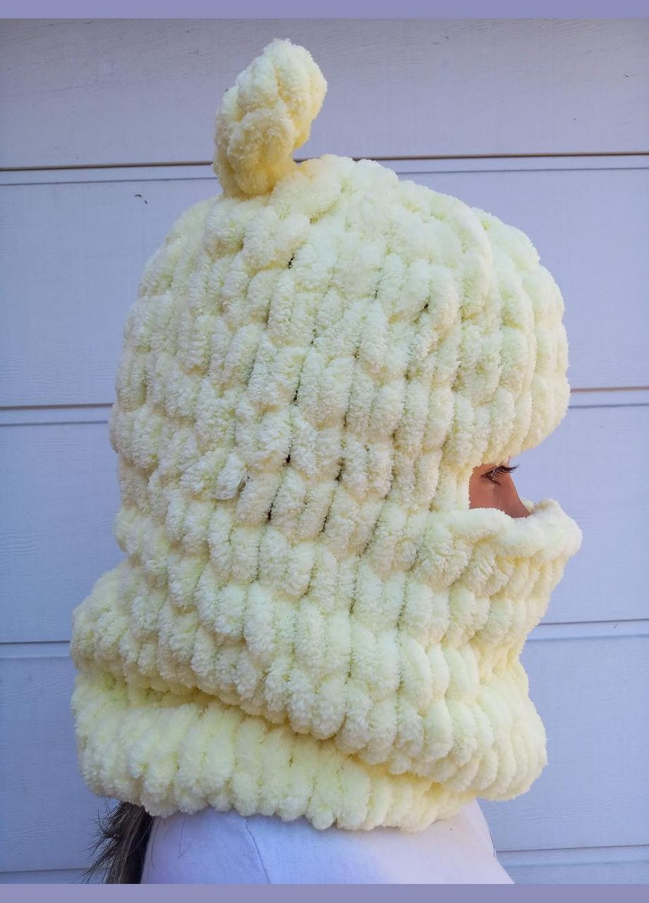 Жовта шапка-балава з вушками 2 Льва (358068521)