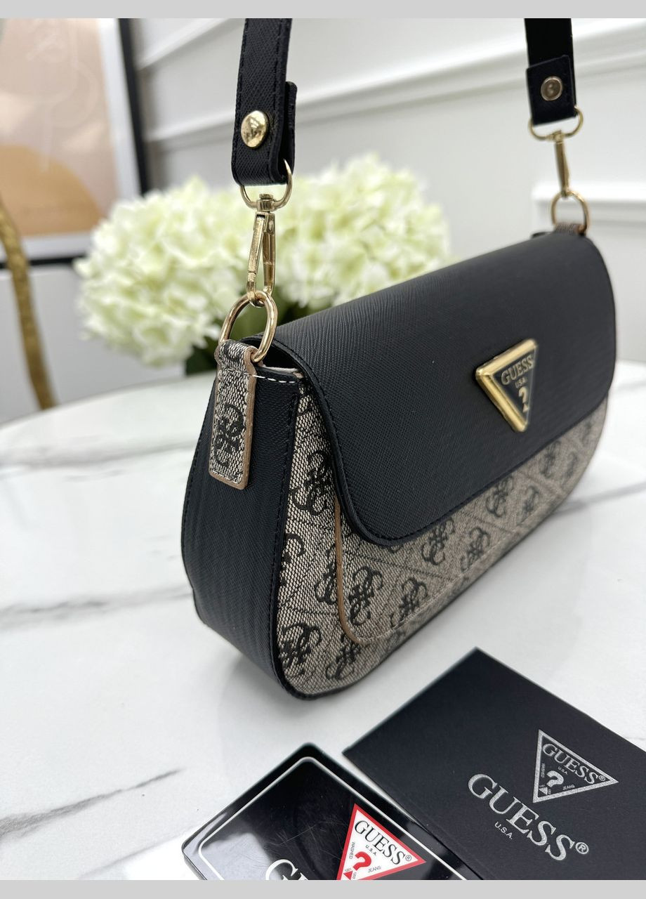 Сумка жіноча багет сірий теплий міні на плече No Brand (322464199)