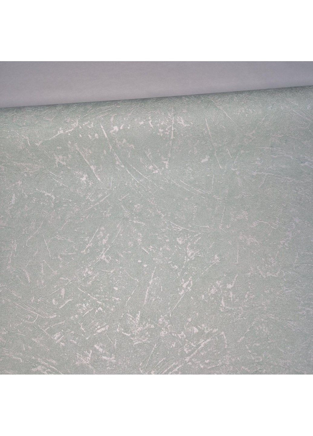 Шпалери вінілові 10.05 × 1.06 м 1032867, м'ятні, текстура штукатурка для спальні, вітальні, передпокою, коридору MARBURG (339111241)