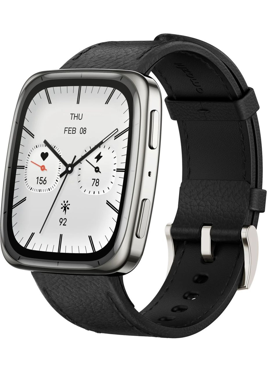 Smart Watch Active 2 (Square) Premium Black Leather (W2440GL3N) UA Amazfit (362211935)