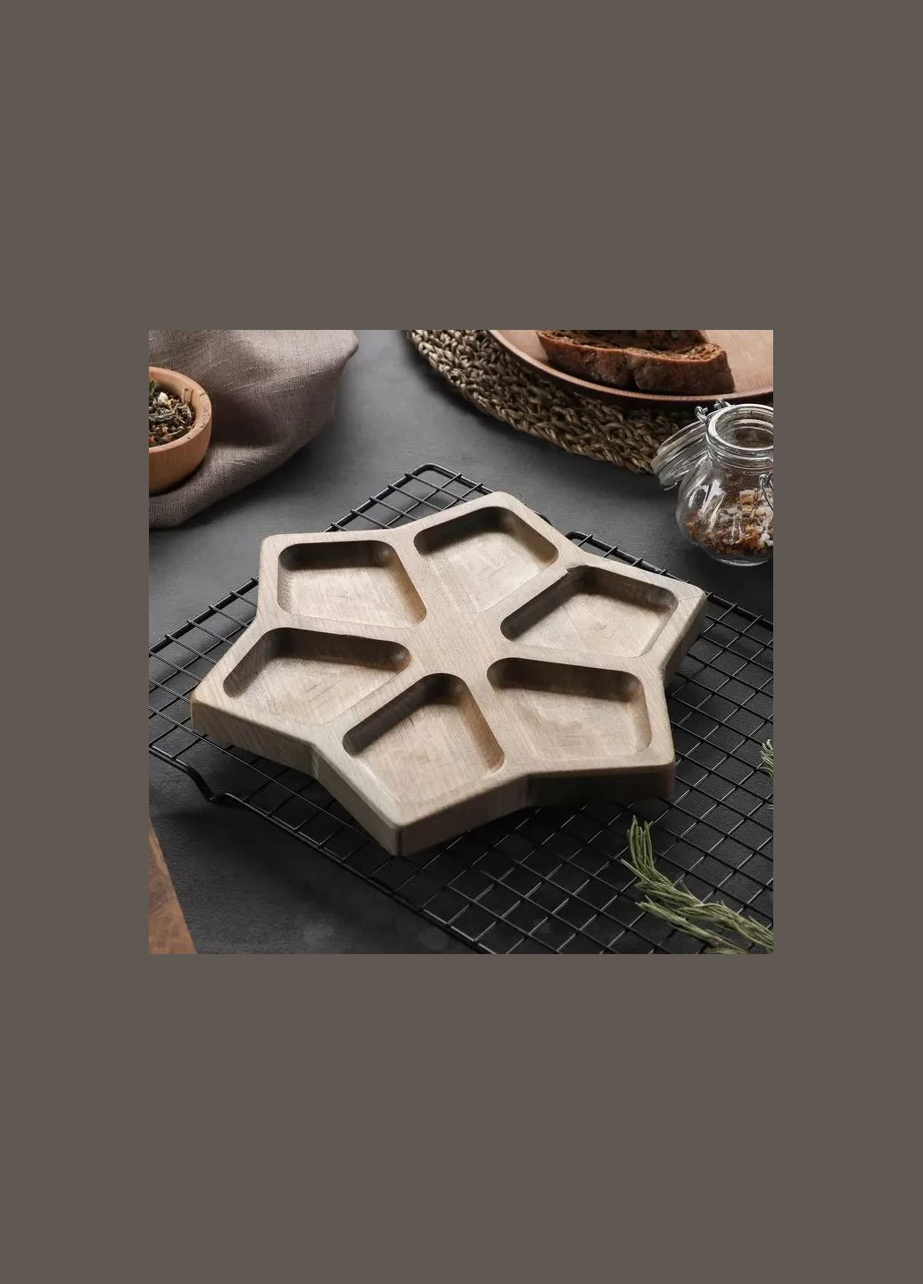 Менажница деревянная Дуб,ясень D-30 (ман-13) HM furnitura (330601598)