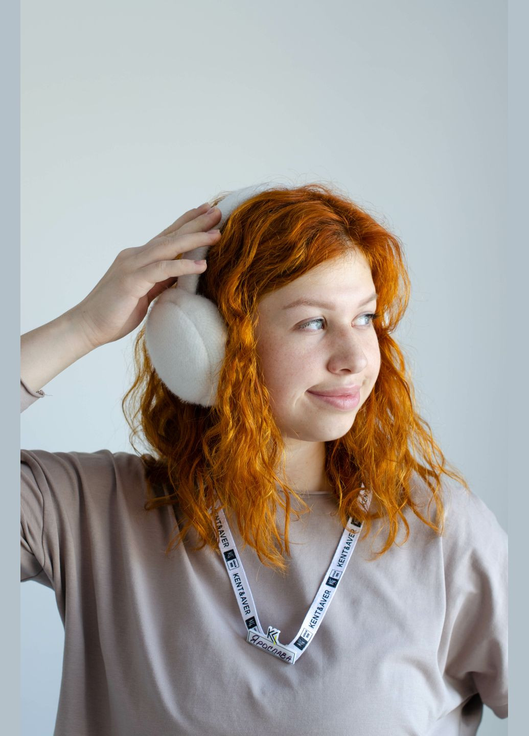 Наушники складные АНГОРКА (Беж) Kent&aver 14757 (309161388)