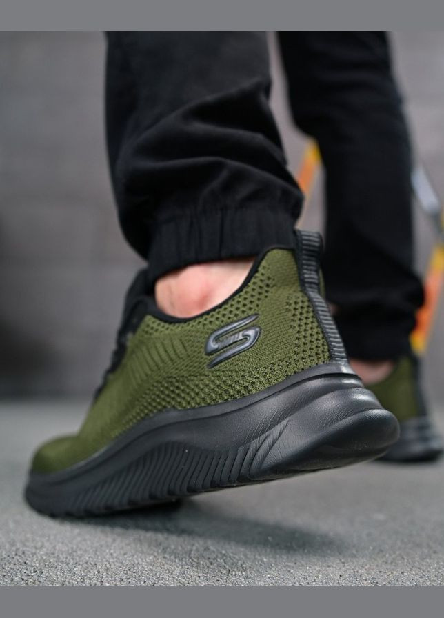 Оливковые (хаки) летние стильные мужские кроссовки летние сетка хаки Freedom