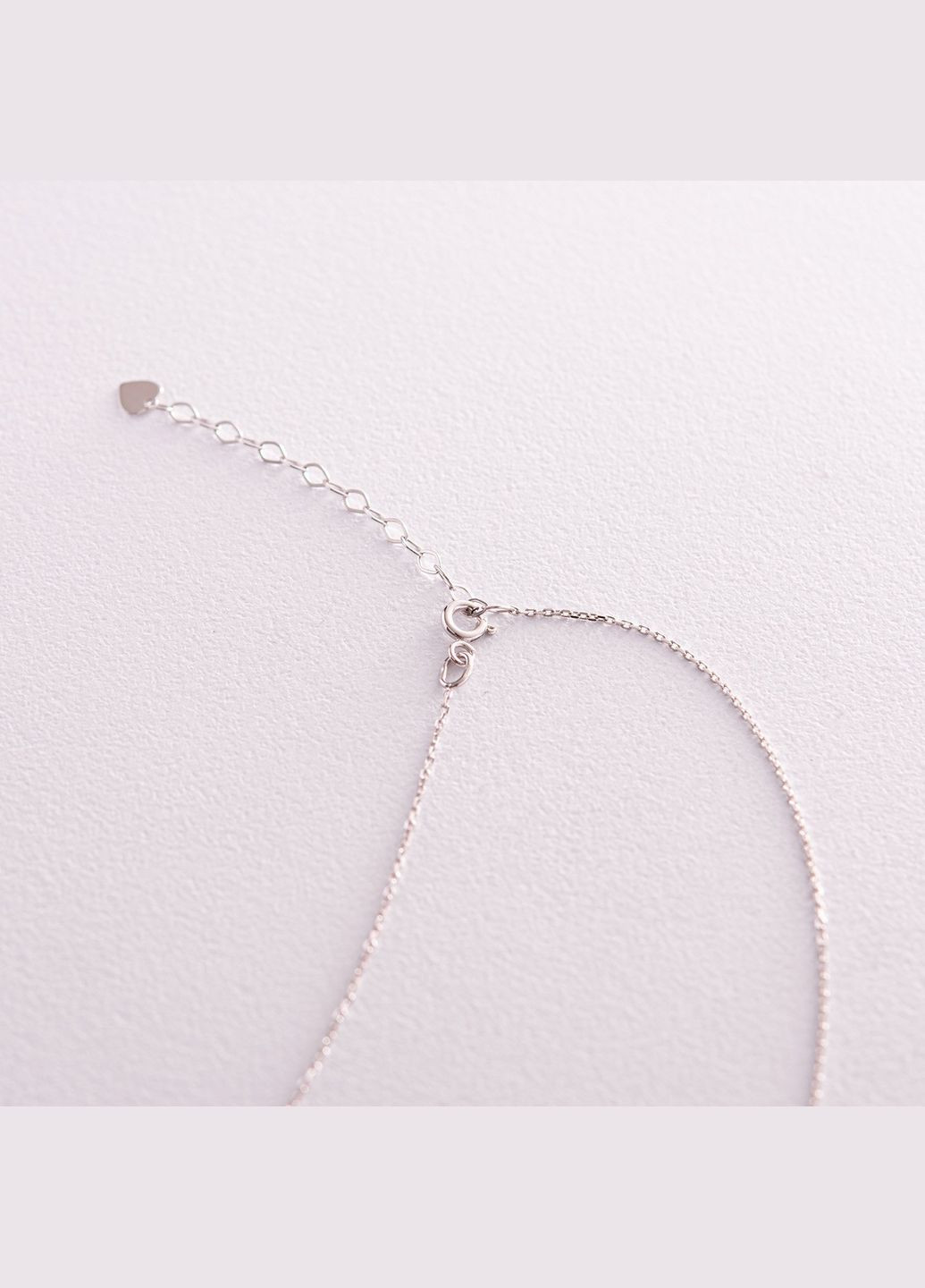 Колье Карта Украины в белом золоте (голубая и желтая эмаль) кол02333 42 Oniks (307840498)