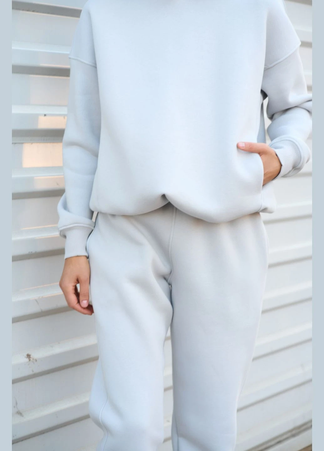 Женский теплый костюм двойка цвет бетон New Trend (304645733)