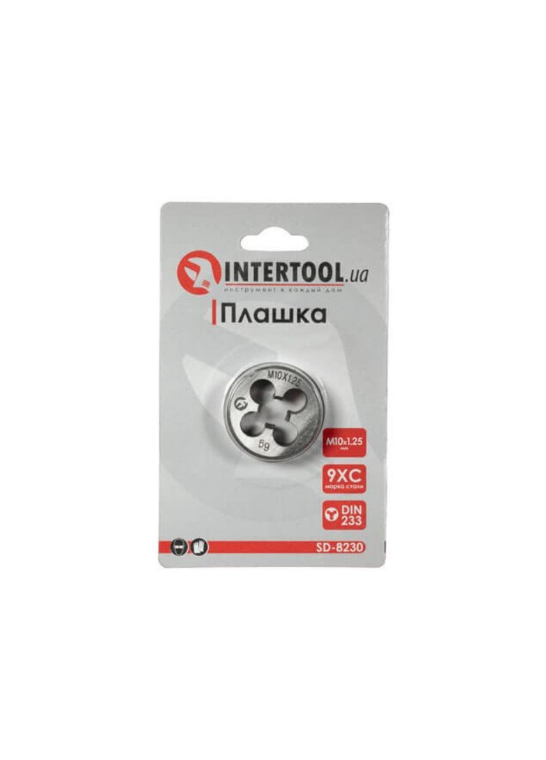 Плашка M10 х 1.25 (SD-8230) Intertool (349820188)