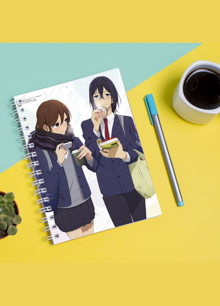 Скетчбук Sketchbook (блокнот) для рисования с принтом Хоримия Horimiya Кавун блокнот для малювання (316132787)