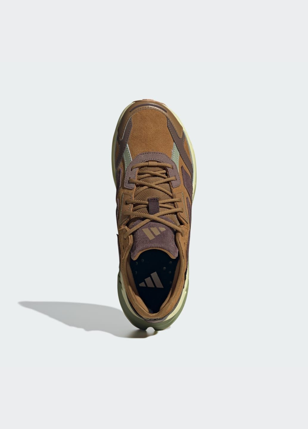 Коричневые летние кроссовки adistar 3 sportswear adidas