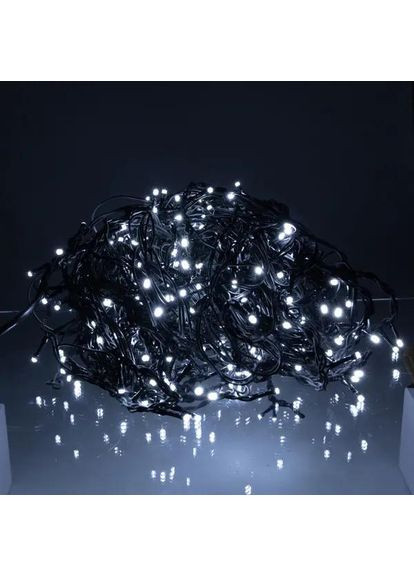 Уличная гирлянда Бахрома 25 м 405 LED черный провод Белый 25MBW Garlando (370373412)