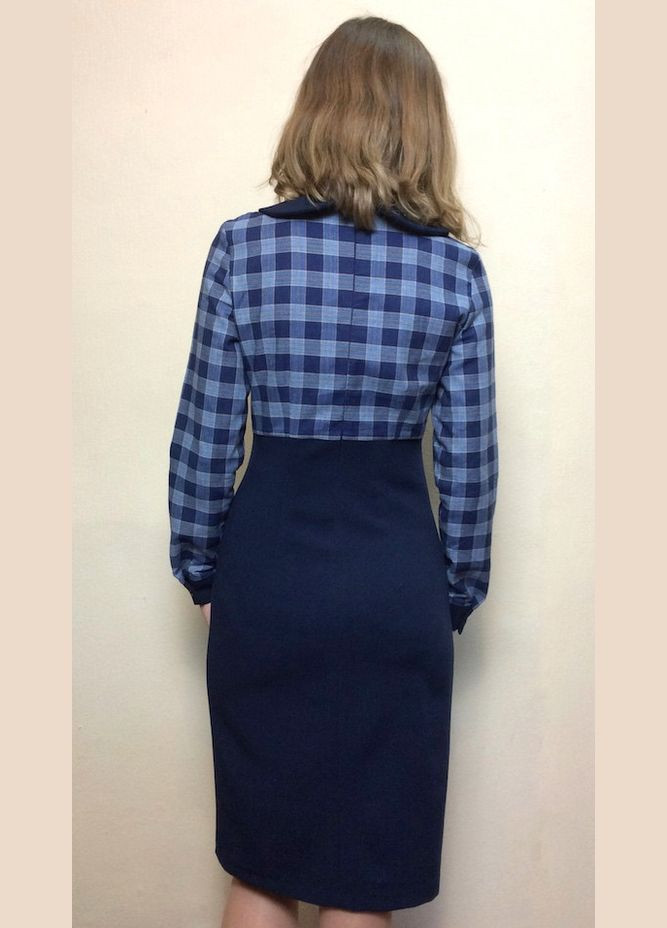 Синя ділова плаття офісне 2 Льва