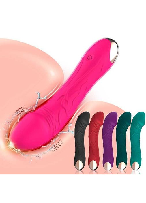 Вібратор для стимуляції точки G "Dibe" із 20 режимів вібрації зеленого кольору із медичного силікону China (360604127)