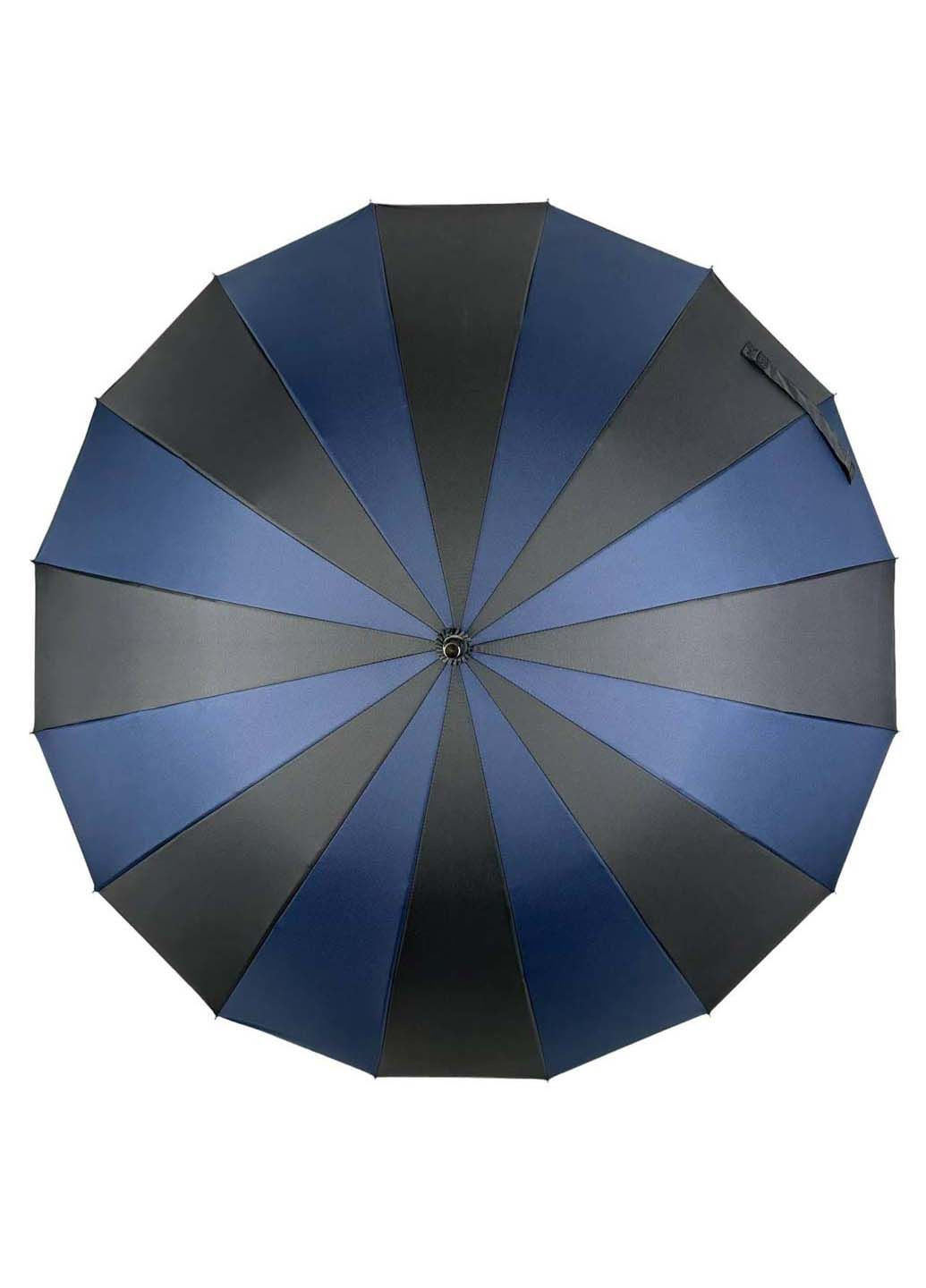 Женский зонт-трость на 16 спиц с контрастными секторами Toprain (289977532)