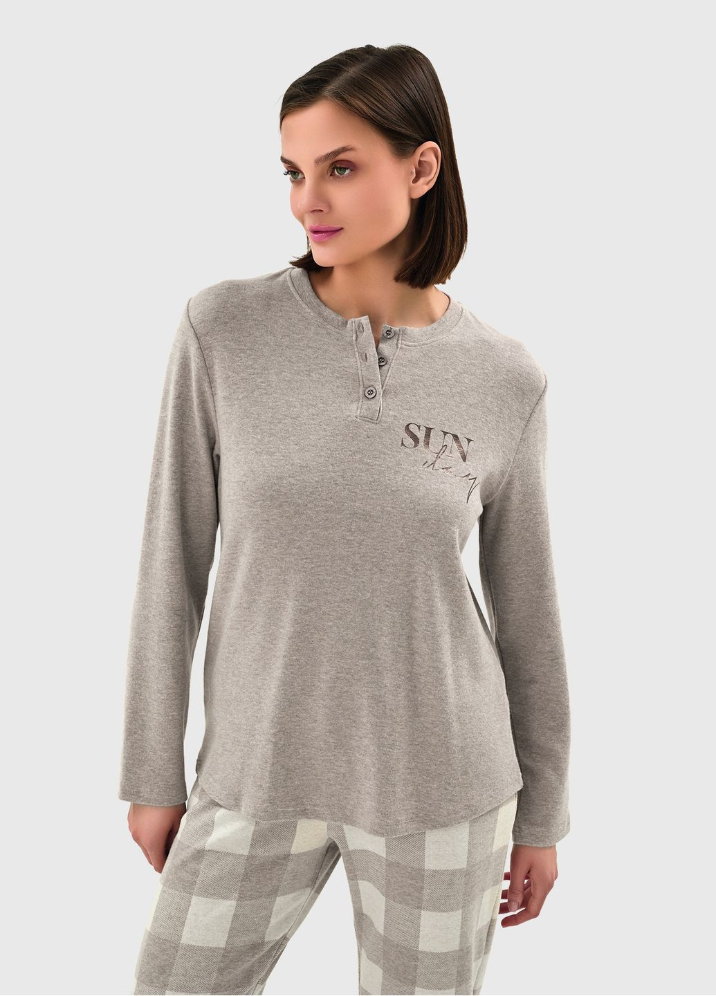 Кавова жіноча піжама Sevim