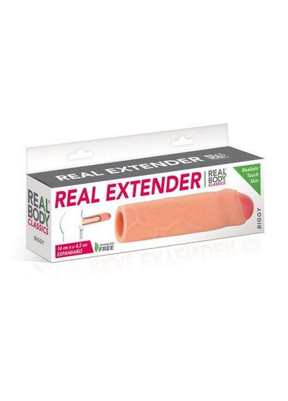 Насадка на член Real Extender BIGGY - CherryLove Real Body (282708838)