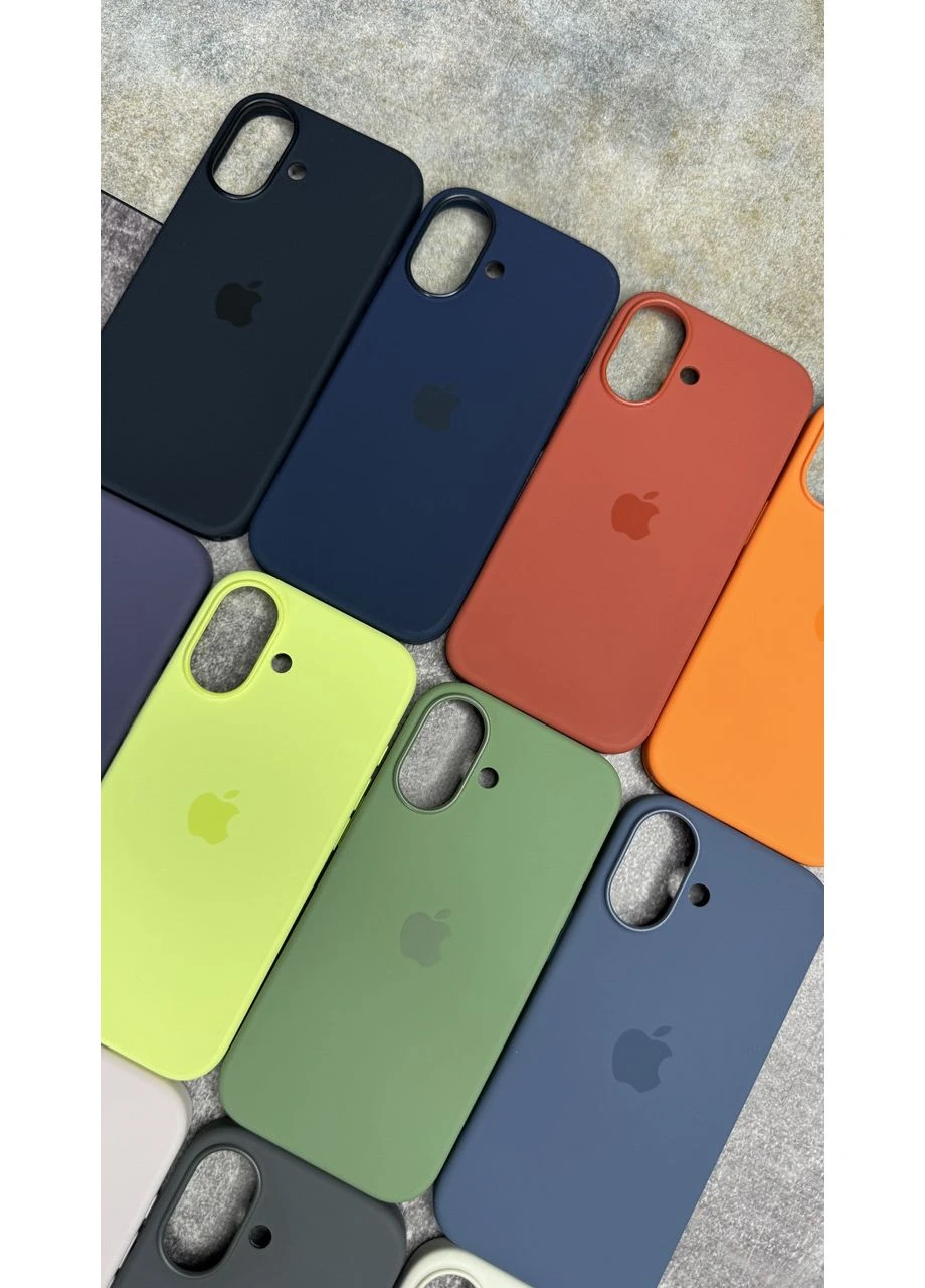 Чехол Silicone Case MagSafe + Animation Full Size iPhone 17 с кнопкой / Силиконовый чехол для Айфон No Brand (387171647)