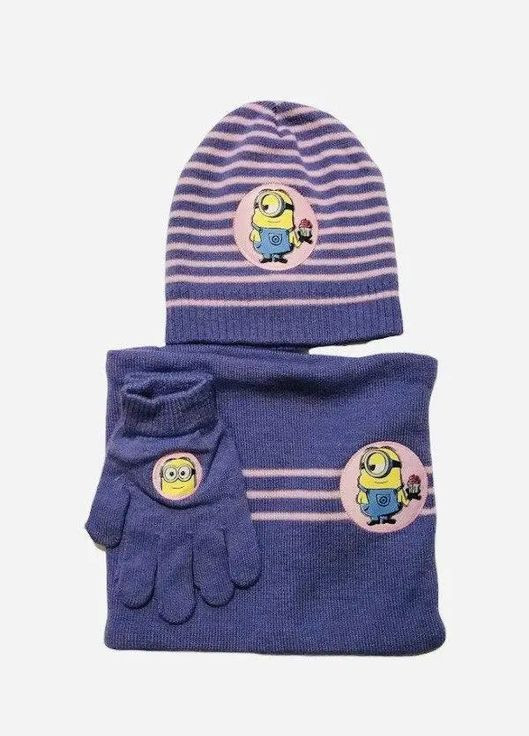 Комплект (шапка, рукавички, шарф-снуд) one size Despicable Me (299845114)