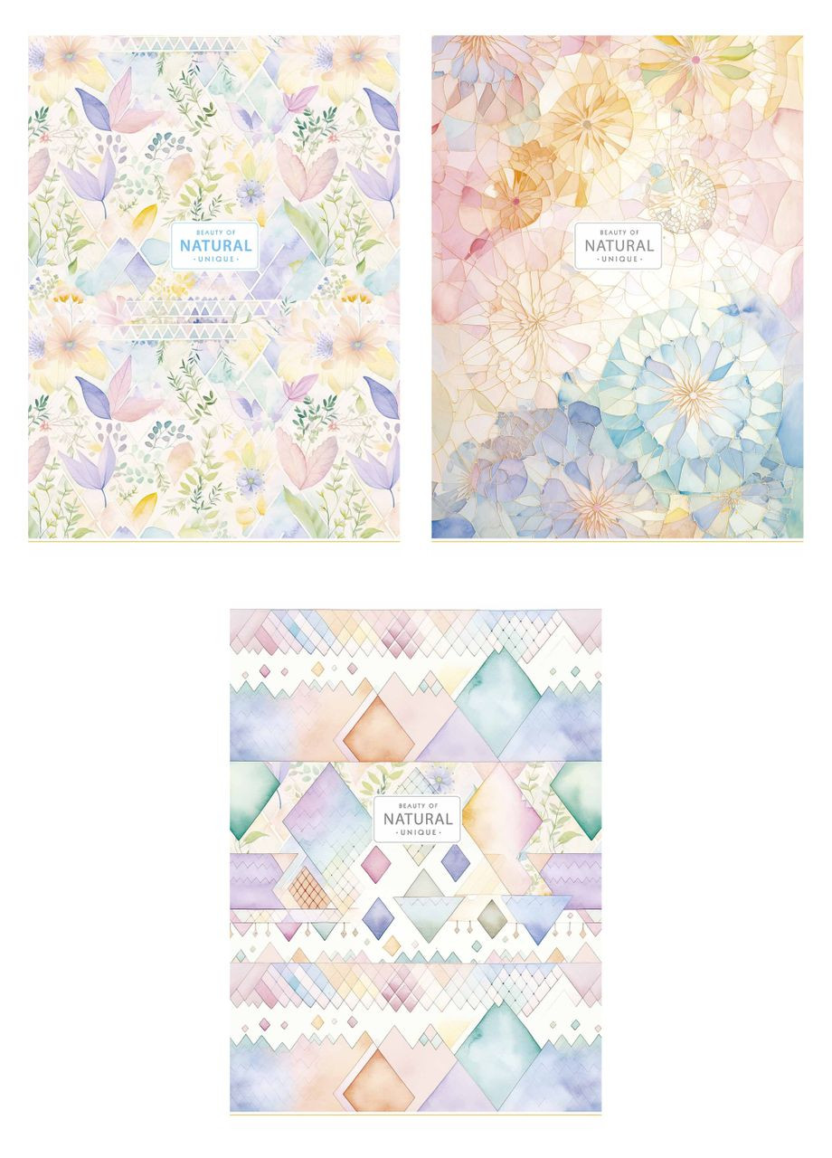 Набір 3 шт, зошит загальний. Зошит у клітинку А4 40 арк. 5231 A4-040-5231K 4823088240696 Школярик (314952349)