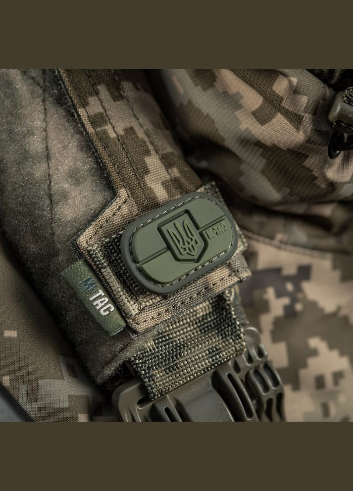 Molle Patch Флаг Украины с гербом PVC Ranger Green M-TAC (315047670)