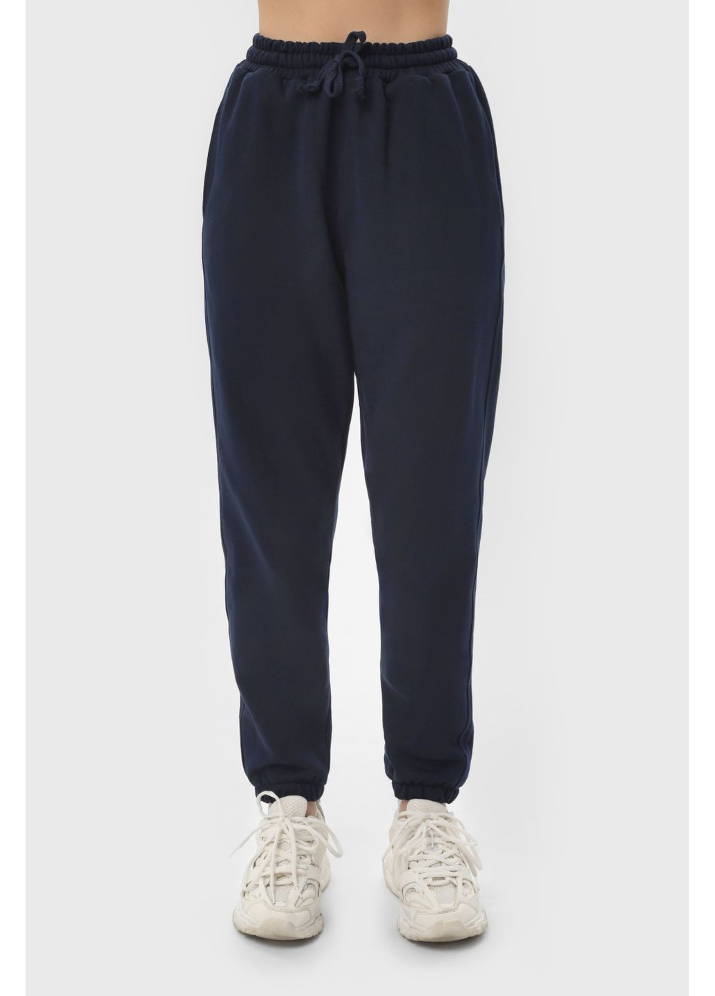 Брюки женские базовые темно-синие RAY PREMIUM LOOSE (363040793)