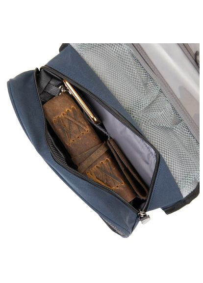 Несесер Текстильная органайзер Темно-синяя (20656) Vintage Текстильна органайзер Темно-синя (364630187)