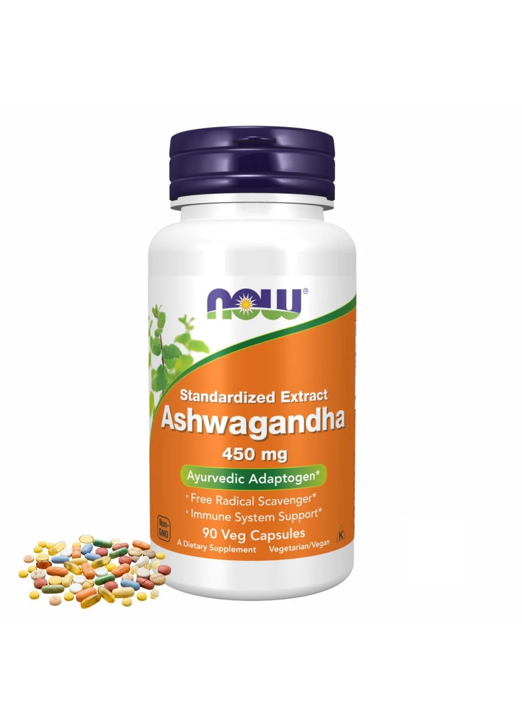 Ashwagandha 450 mg - 90 vcaps Now Foods (380964599)