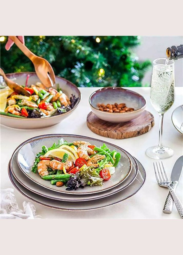 Тарілка порцелянова десертна закусочна Vital Coupe elevated 21 см splash beige AVCARN257111021 Ariane (308998780)