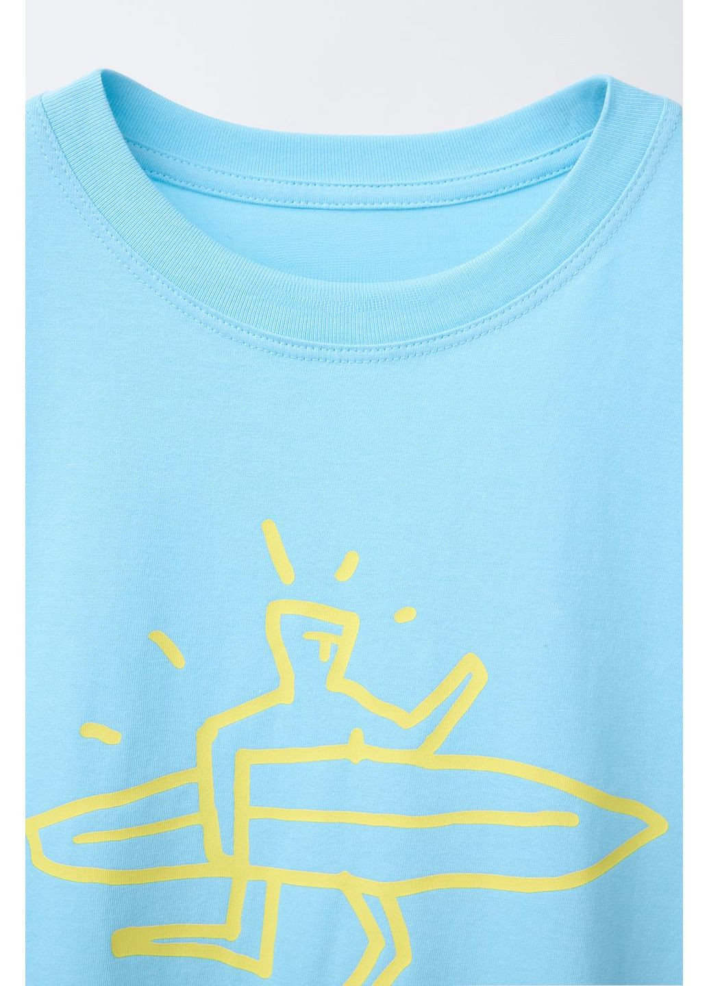 Голубая летняя футболка для мальчика Zara