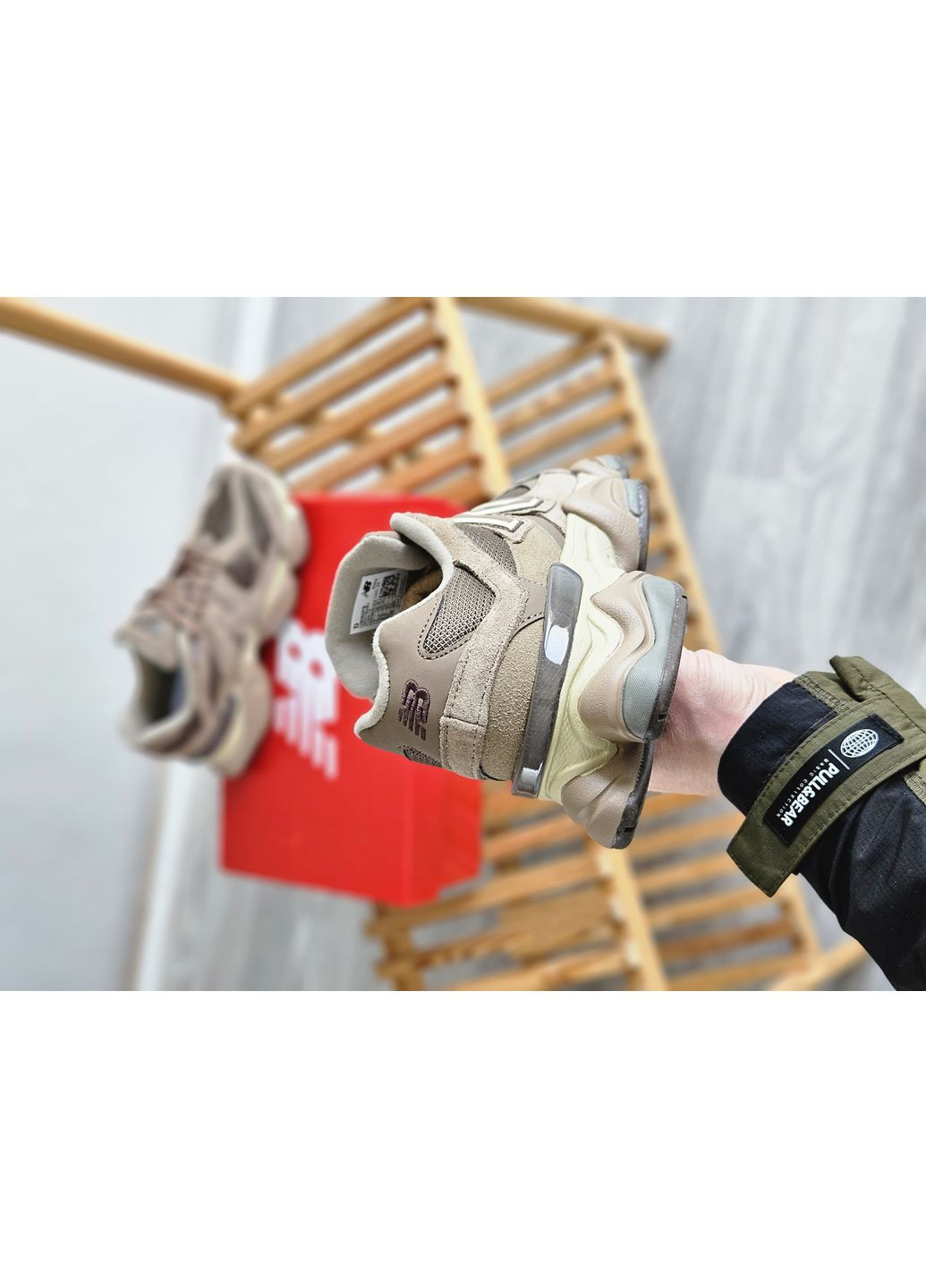 Коричневые демисезонные кроссовки мужские и женские new balance 9060 beige brown | нью беланс 9060 коричневые No Brand