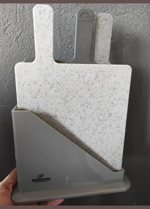 Набор из трех разделочных досок BH-02-527 на подставке Bohmann (297331064)