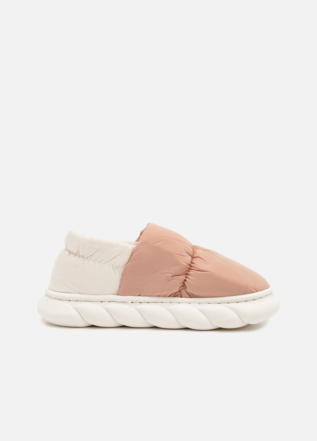 Жіночі домашні капці колір пудровий CB-00267551 No Brand (316505711)