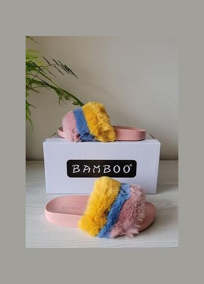Цветные шлепанцы Bamboo