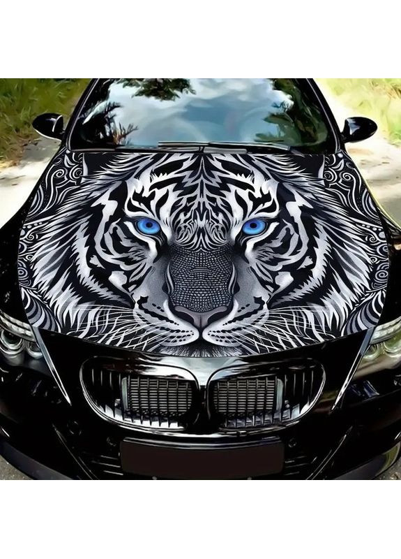 Наклейка на капот 3D TUNING STUDIO Тигр малюнок 1500х1200х0.150мм No Brand (364503323)
