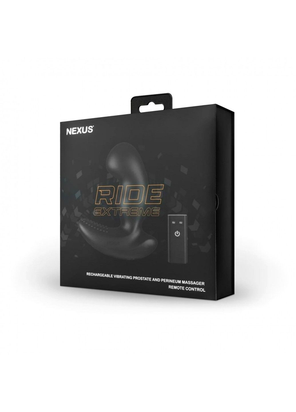 Масажер простати Ride Extreme, з пультом, чорний, 14 х 5 см Nexus (289783511)