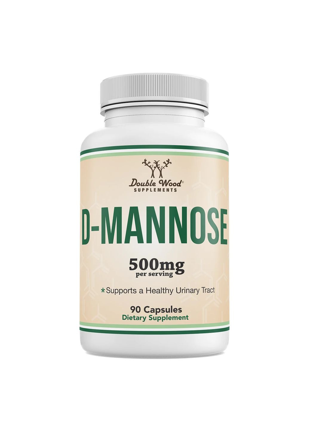 D-манноза D-Mannose 500 mg 90 caps Double Wood Supplements (291161867)