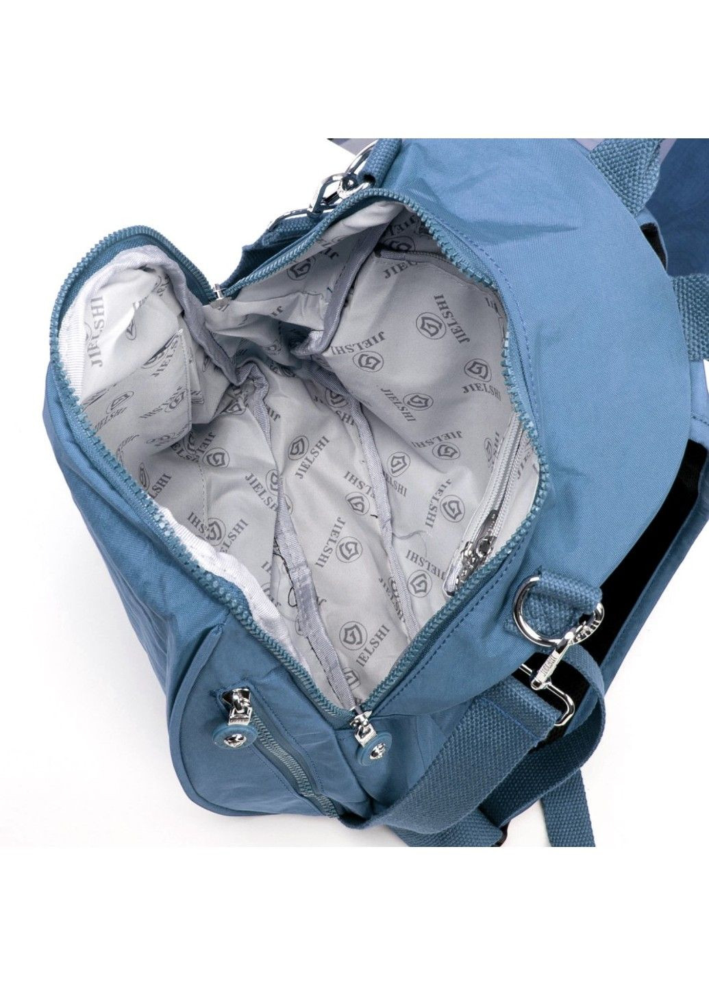 Жіночий рюкзак з тканини 7020 blue Jielshi (340234993)